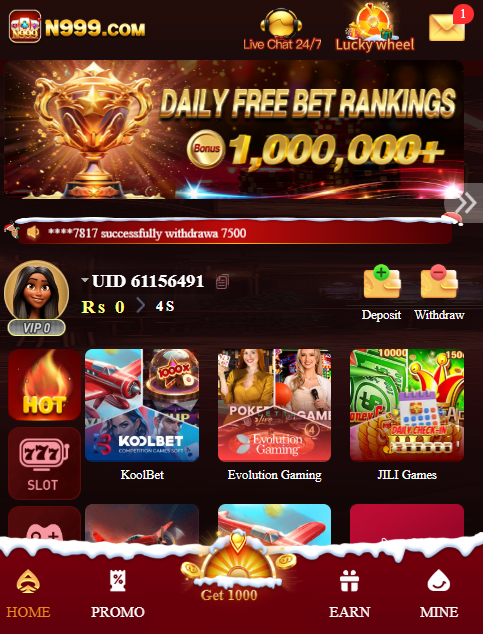 N999 Game APK Download 2026 – New Gaming App with Bonus 2 N999 Game